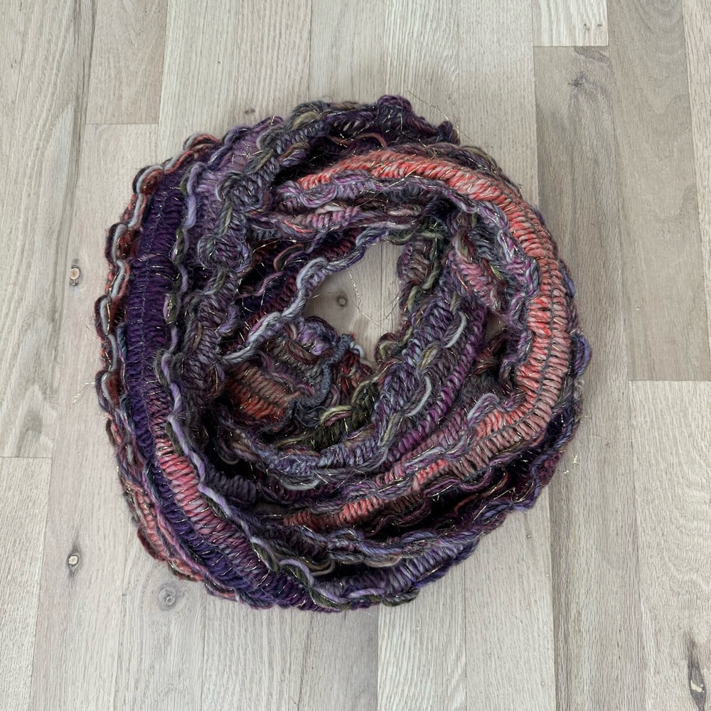 Wool infinity scarf